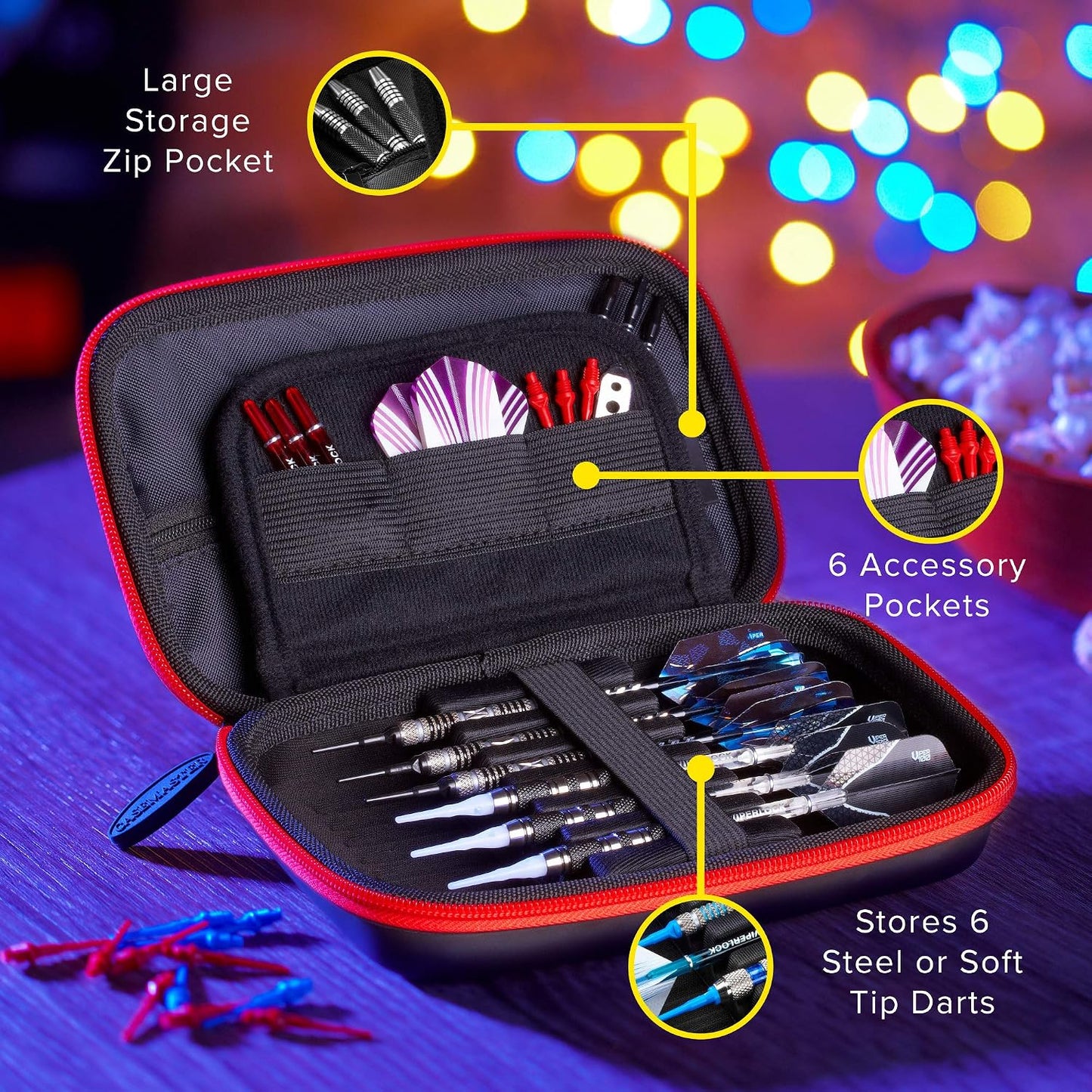 36-0602-02 Sentinel Dart Case - Red