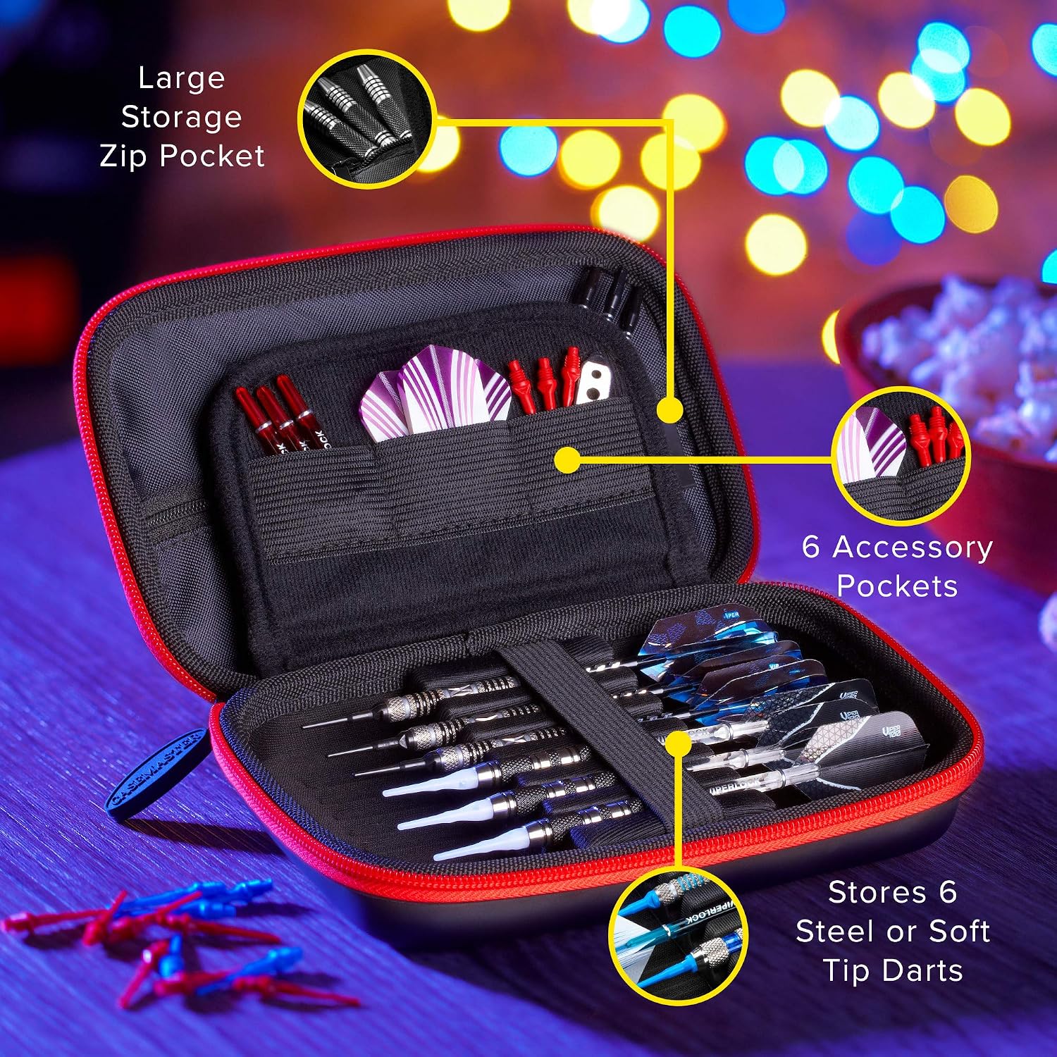 36-0602-02 Sentinel Dart Case - Red